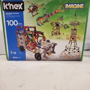 NIB: K’NEX 100 Model Building Set 863 Pieces Ages
